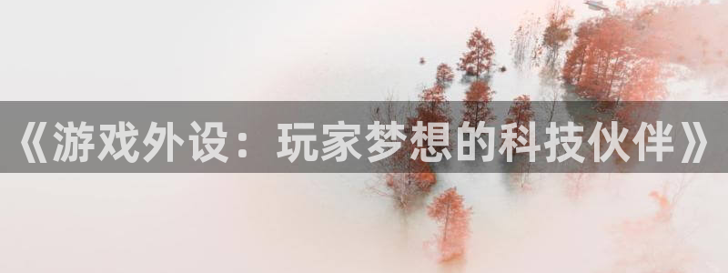 杏鑫代理登录中心：《游戏外设：玩家梦想的科技伙伴》